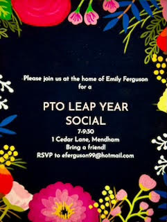Leap year social flyer